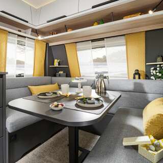 Fendt Caravan Caravan kaufen Apero 03Wohnen flat01