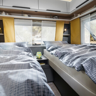Fendt Caravan Caravan kaufen Apero 04Schlafen flat02 getrennte Betten