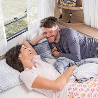 Fendt Caravan Caravan kaufen Bianco Selection 04Schlafen flat01 Doppelbett