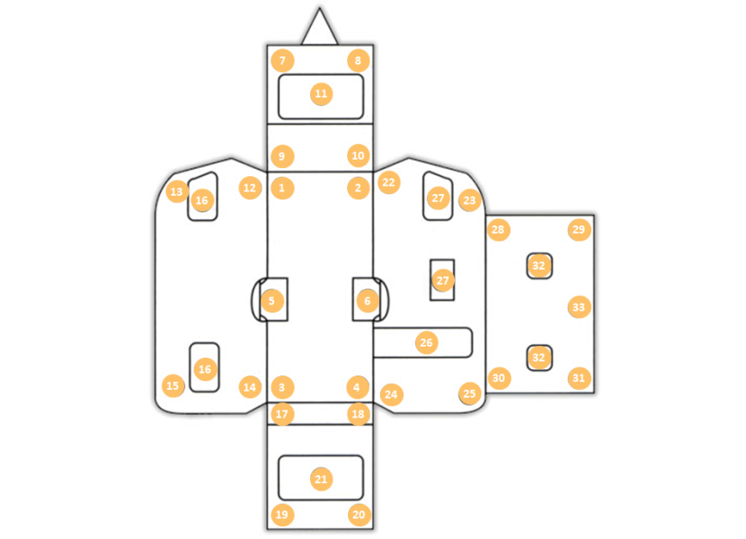 vochtmeting plattegrond afbeelding