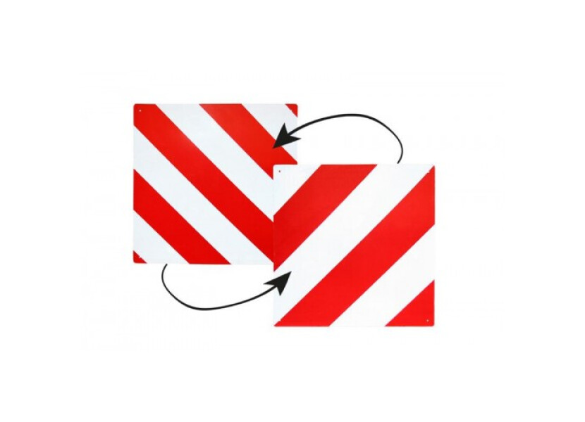 markeringsbord dubbelzijdig 500x500 afbeelding