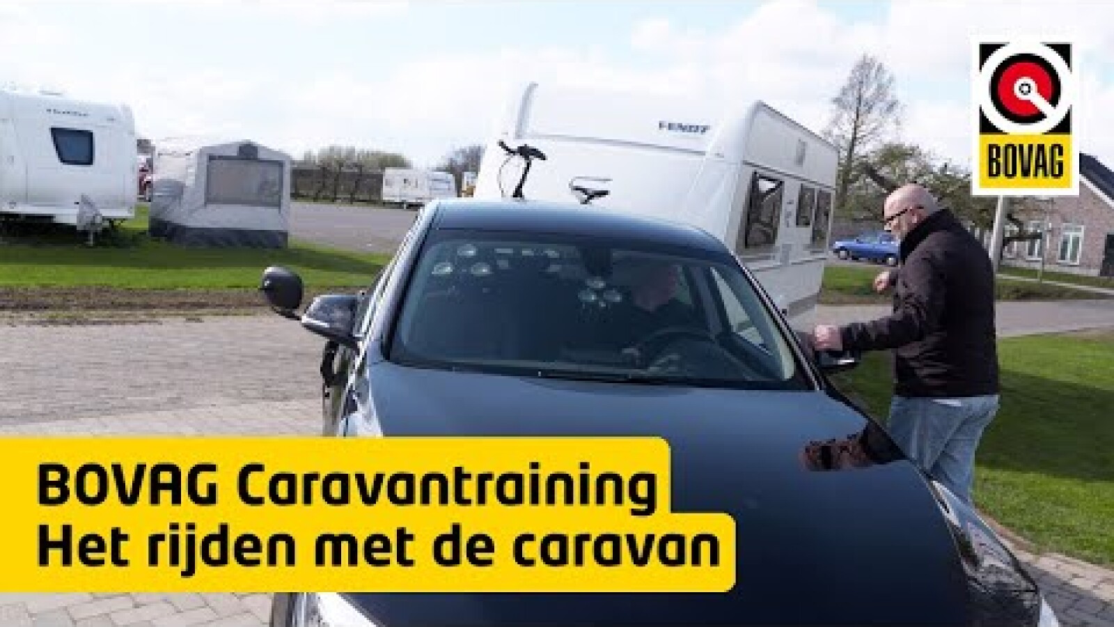 Het rijden met de caravan